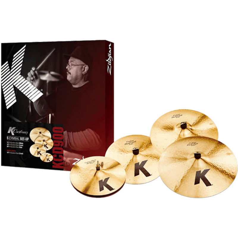 Zildjian KCD900 - Pack cymbales K'Custom Dark