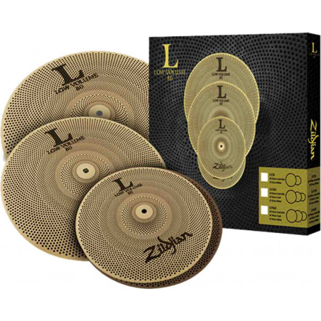 Zildjian LV468 - Pack cymbales Low Volume 14'' 16'' et 18''