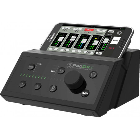 Mackie PRODX4 - Table de mixage numérique 4 canaux bluetooth pour téléphone portable