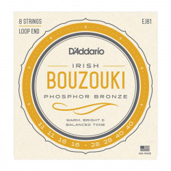 D'Addario EJ81 - Jeu de cordes bouzouki irlandais