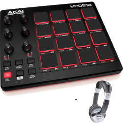 Pack Akai MPD218 - Surface de contrôle MPC USB/MIDI + Casque