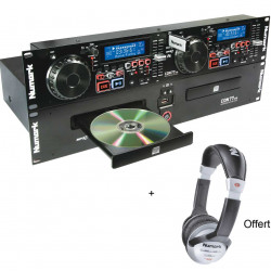 Pack Numark Cdn 77 Usb - Platines Double Cd Cdn + Casque Offert