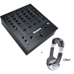 Pack Mixer DJ 4 voies Numark M6 USB + Casque Offert