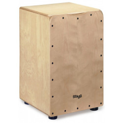 Stagg CAJ-50M N - Cajon Naturel moyen format (+housse)