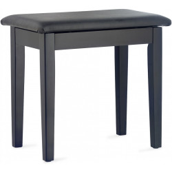 Banquette Piano Stagg PBF23 avec compartiment partitions noir mat