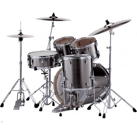 Batterie Pearl Export Fusion 20''  5 fûts - smocky chrome