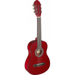 Stagg C405 M RED - Guitare classique enfant 1/4 rouge