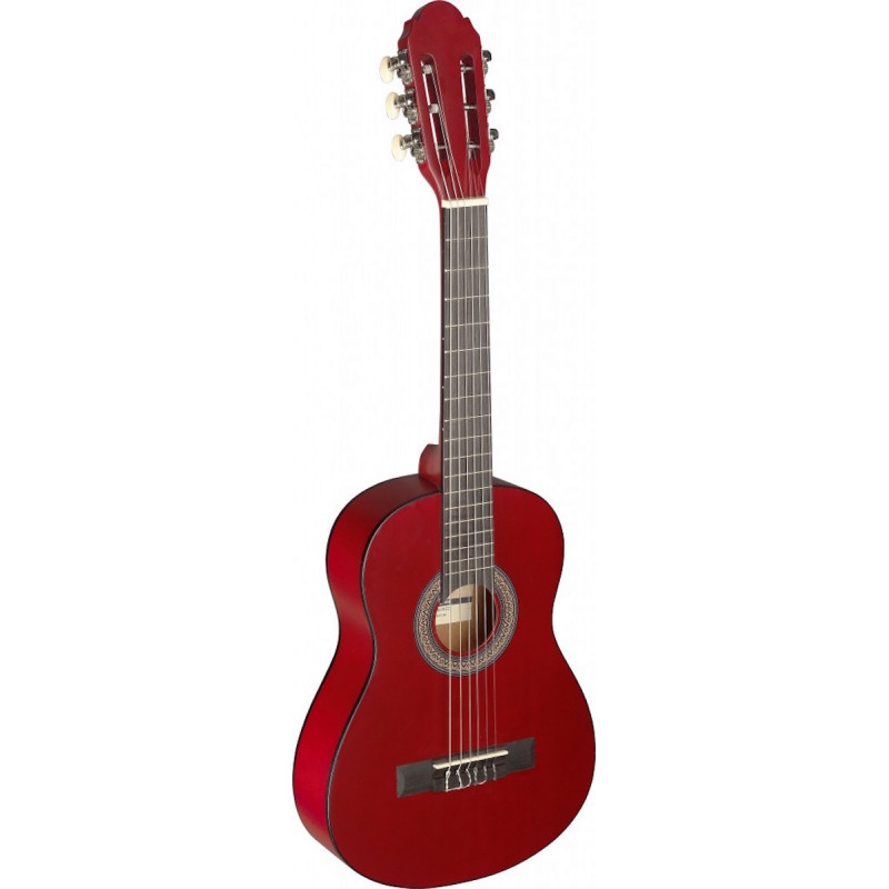 Stagg C405 M RED - Guitare classique enfant 1/4 rouge