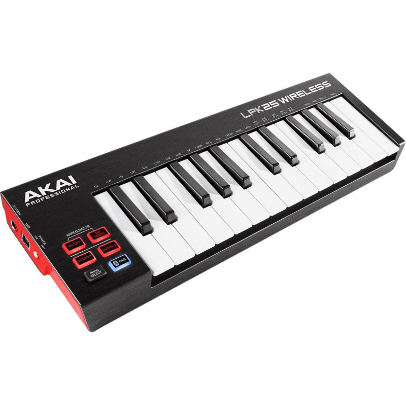 Akai LPK25-W - Mini clavier maître 25 notes bluetooth