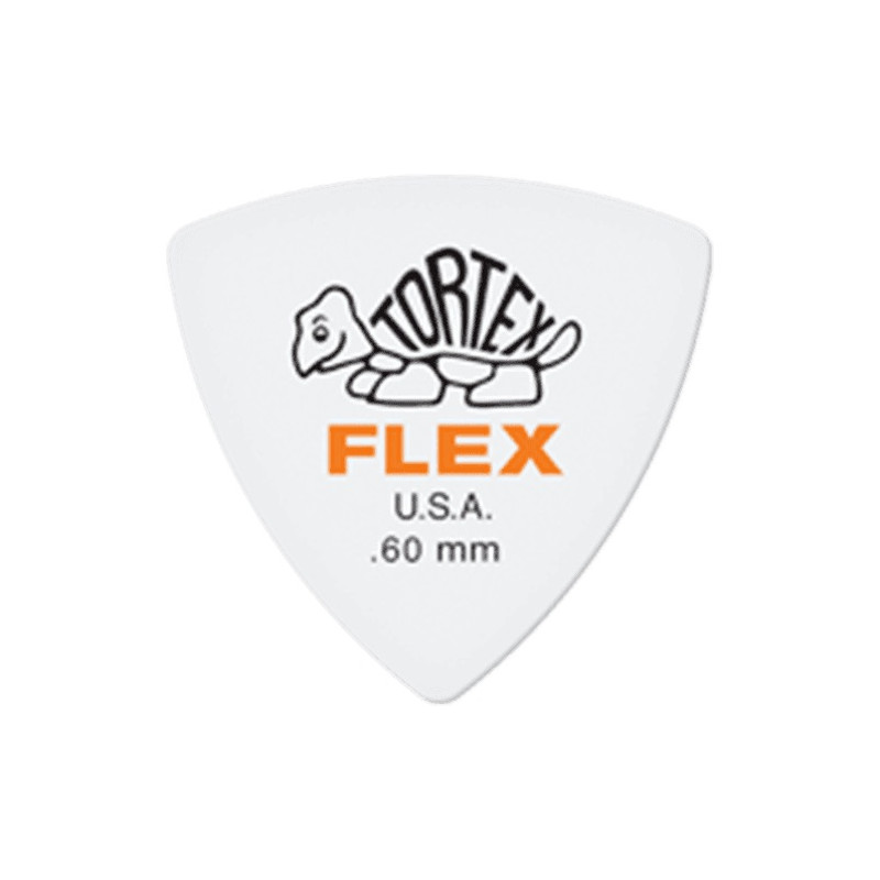 Médiator Dunlop Tortex Flex triangle 0.60mm - 456R60