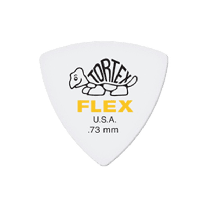 Médiator Dunlop Tortex Flex triangle 0.73 mm - 456R73
