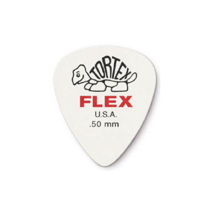 Médiator Dunlop Tortex Flex standard 0.50mm - 428R50
