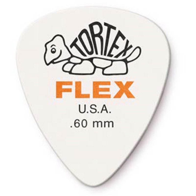 Médiator Dunlop Tortex Flex standard 0.60mm - 428R60