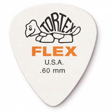 Médiator Dunlop Tortex Flex standard 0.60mm - 428R60