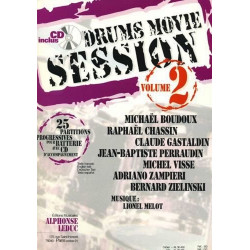 Drums movie session avec CD play-along - Vol. 2