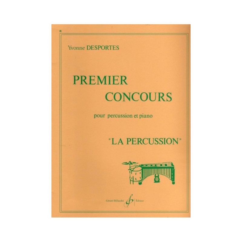 DESPORTES Yvonne - Premier concours " La percussion "