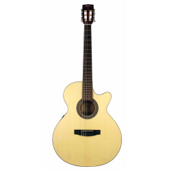 Cort CEC-1 OP - naturelle Pores ouverts - Guitare classique électro-acoustique