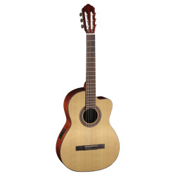 Cort AC120 CE - Naturelle Pores ouverts - Guitare classique électro