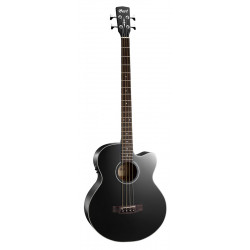 Cort AB850F BBK - noire brillant - Basse électro-acoustique (avec housse)