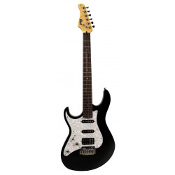 Cort G250G BK noir brillant - Guitare électrique gaucher