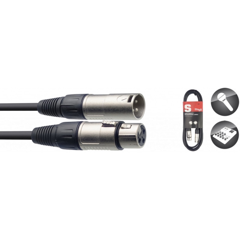 Stagg SMC6 - Câble Microphone XLR - 6 mètres