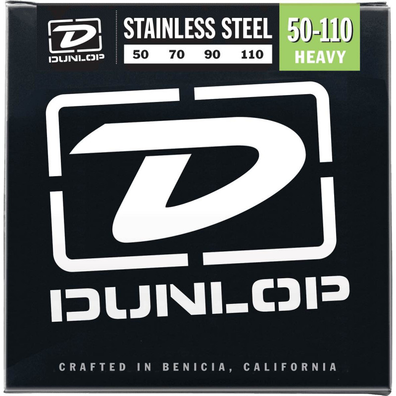 Dunlop DBS50110 Stainless Steel Heavy 50-110 - Jeu cordes guitare basse