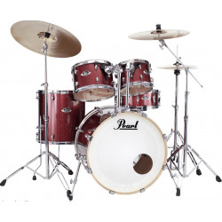 Batterie Pearl Export Fusion 20''  5 fûts - Black Cherry Glitter