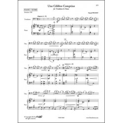 Une Célèbre Comptine PROUST Pascal - Partition Saxophone et piano