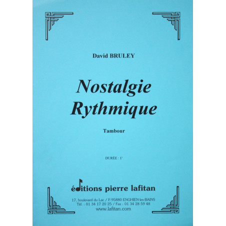 Nostalgie Rythmique - David Bruley - Tambour