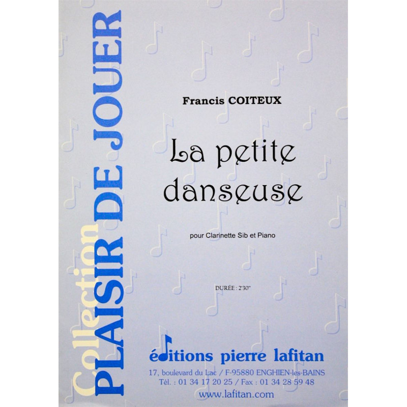 La petite danseuse - Francis COITEUX - Clarinette Sib et piano