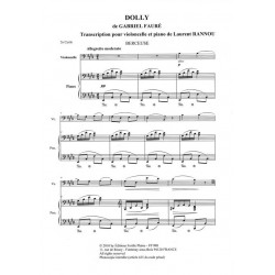 Dolly - Gabriel Fauré - violoncelle et piano