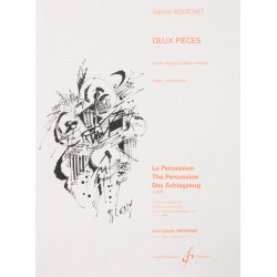 Deux Pieces Pour Caisse Claire Et Piano - Gabriel Bouchet - collection La Percussion