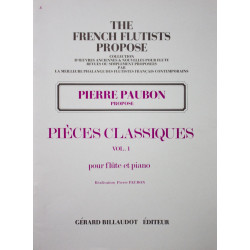 Pièces classiques Volume 1 - Pierre Paubon - Flûte et piano