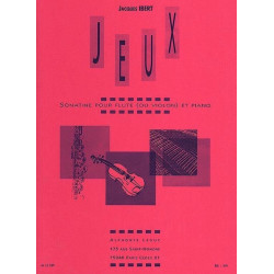 Jeux - Jacques Ibert - Flute (violon) et piano