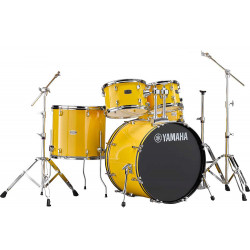 Batterie Rydeen Yamaha - Fusion 20 Mellow Yellow (avec hardware, sans cymbales)