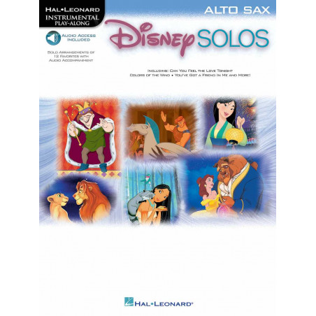 Instrumental Play Along - Disney Solos - Saxophone alto