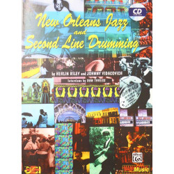 New Orleans Jazz and Second line Drumming - H. Riley, J. Vidacovich - méthode batterie jazz (+ audio)