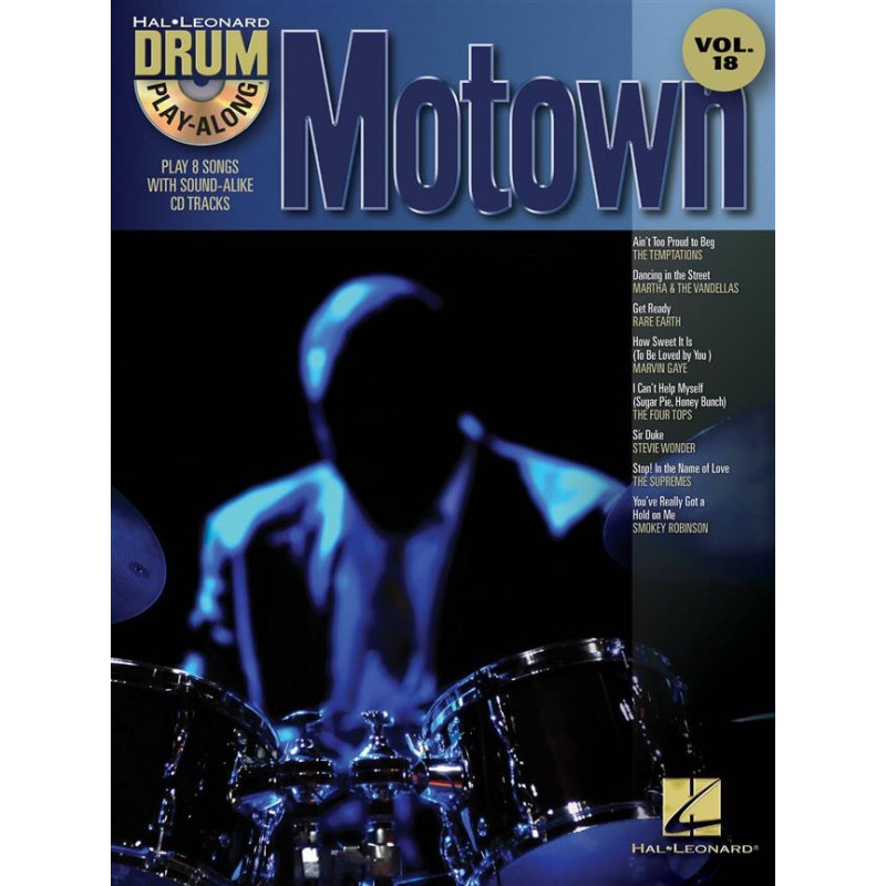 Motown Drum Play-Along Volume 18 (+ audio)