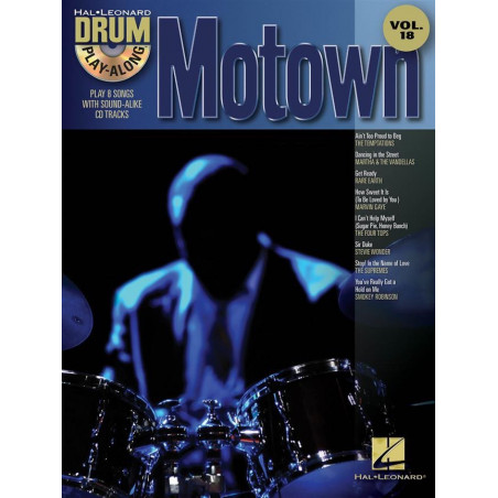 Motown Drum Play-Along Volume 18 (+ audio)