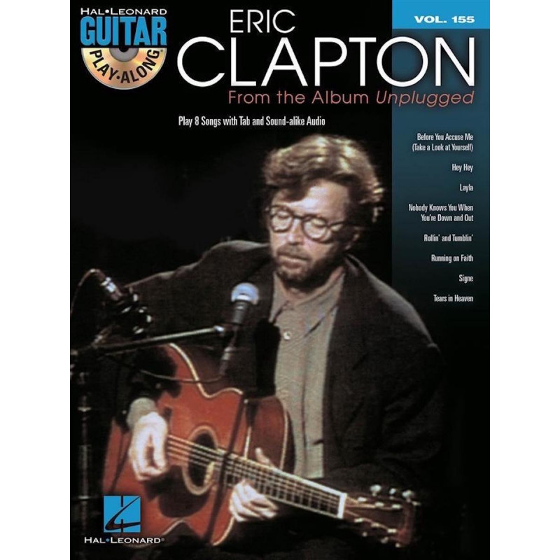 Guitar Play Along Vol 155 -  Eric Clapton Unplugged (+ enregistrements)