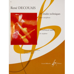 35 études techniques - René Decouais - pour Saxophone