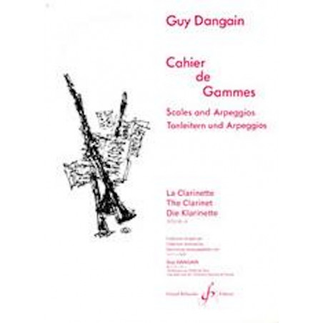 Cahier de gammes - Guy Dangain - Clarinette