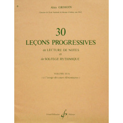 30 leçons Progressives Volume III A - Alain Grimoin