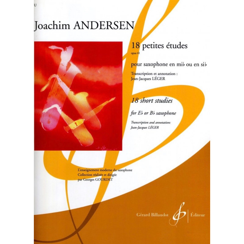 18 petites éudes opus 41 - Joachim Andersen - Saxophone