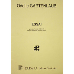 Essai - Odette Gartenlaub - Saxhorn Sib, Tuba ou trombone basse