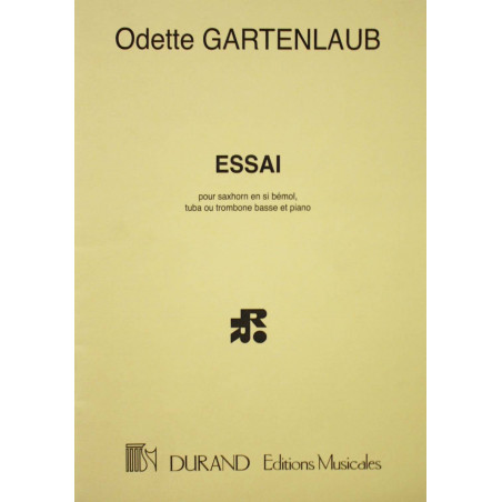 Essai - Odette Gartenlaub - Saxhorn Sib, Tuba ou trombone basse