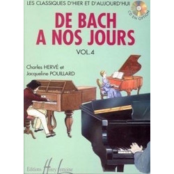 De Bach à nos jours Vol.4A - Charles Hervé, Jacqueline Pouillard - Piano