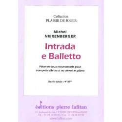 Intrada e Balletto - Michel Nierenberger - Trompette ou cornet