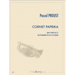 Cornet paprika - Pascal Proust - cornet en Sib et piano