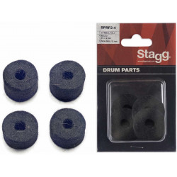 Stagg  SPRF2-4 -  4 x rondelles en feutre pour tilteur de charleston